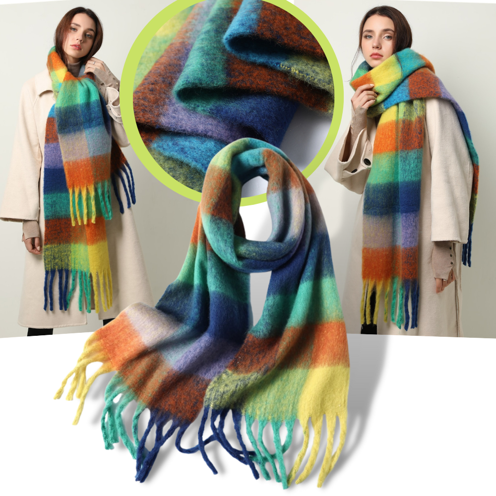 Plaid Women's Winter Scarf