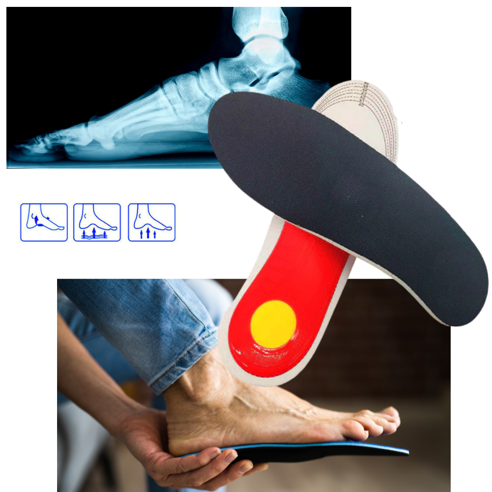 1 Pair of Firm Arch Support Insoles for Flat Feet