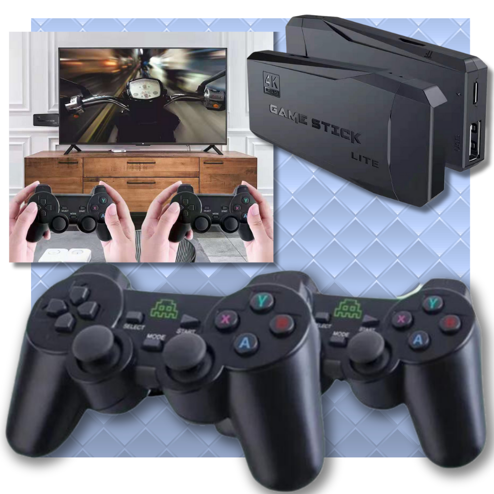 Retro Video Game Consoles & Stick