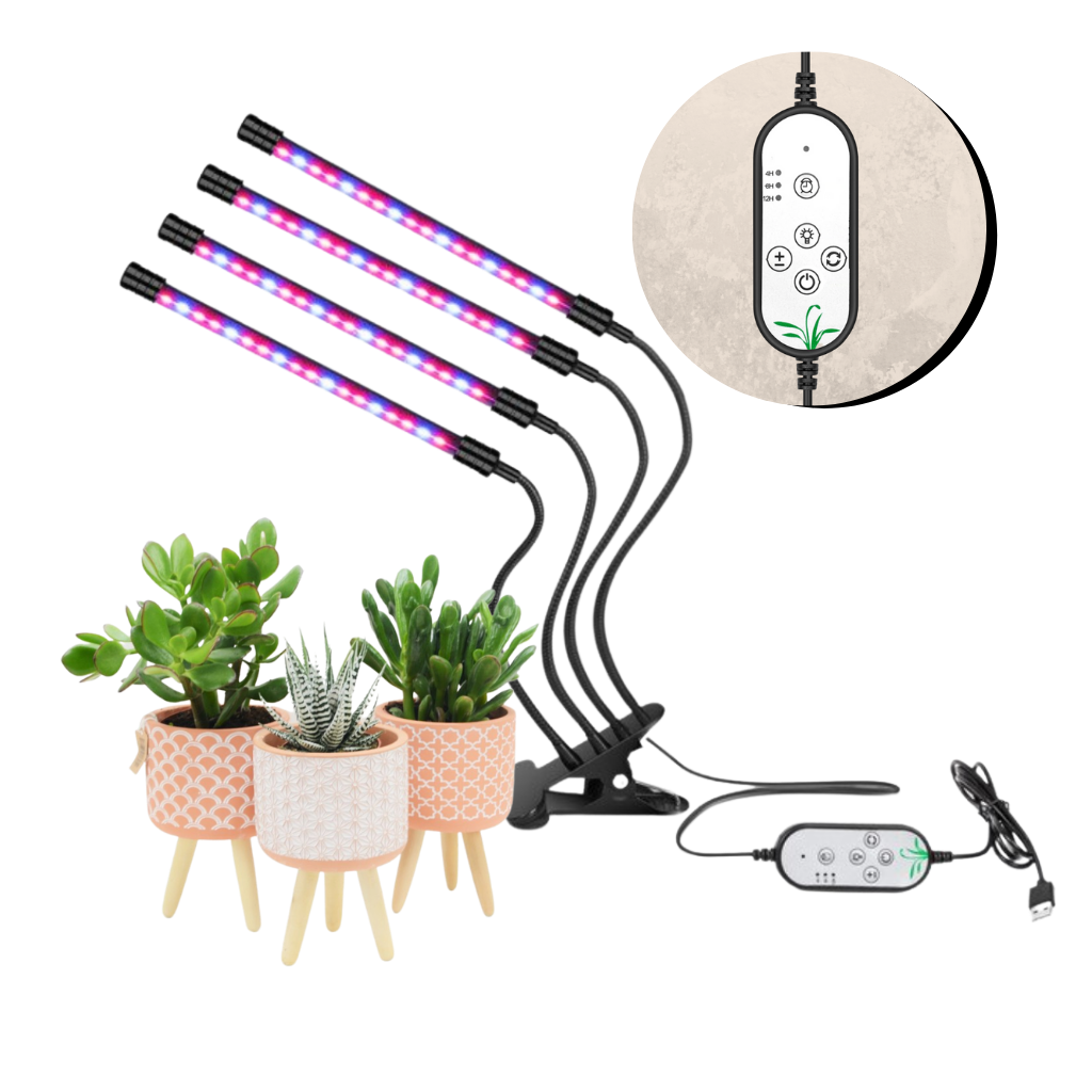 4-Head LED USB Indoor Grow Light