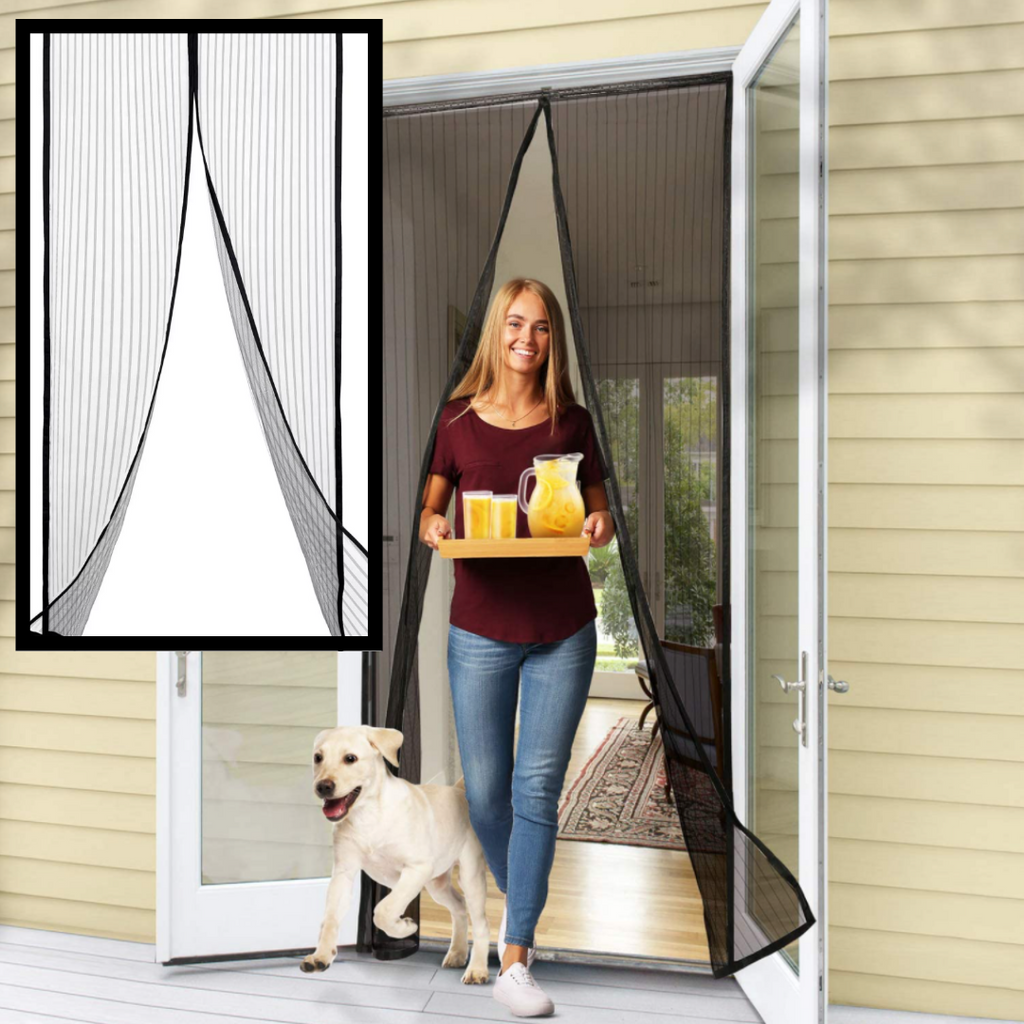 Magnetic Mosquito screen for doors