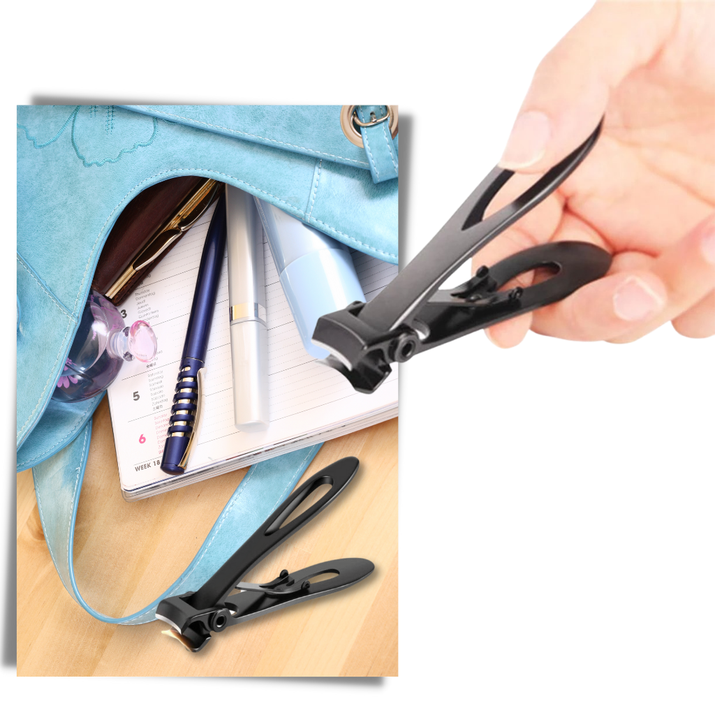 Stainless Steel Wide Jaw Nail Clippers