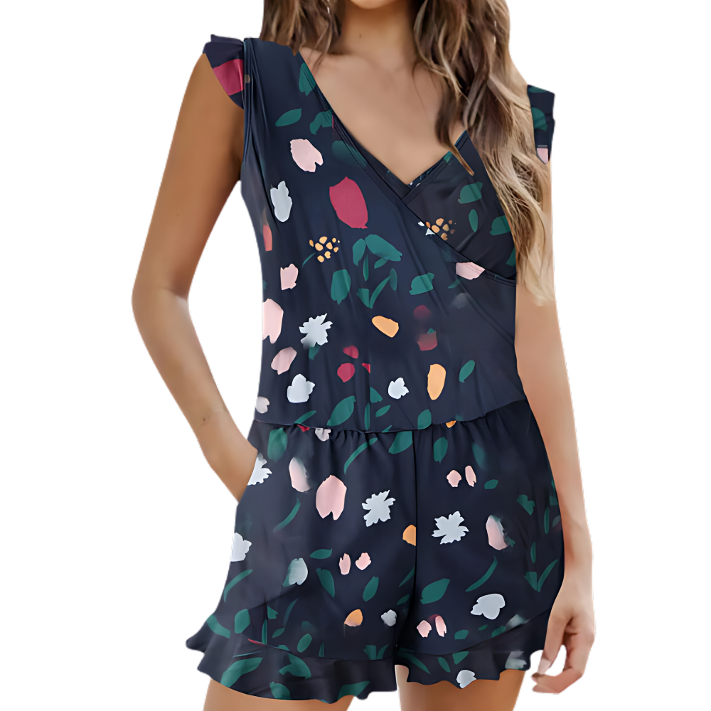 Built In Bra Swim Romper