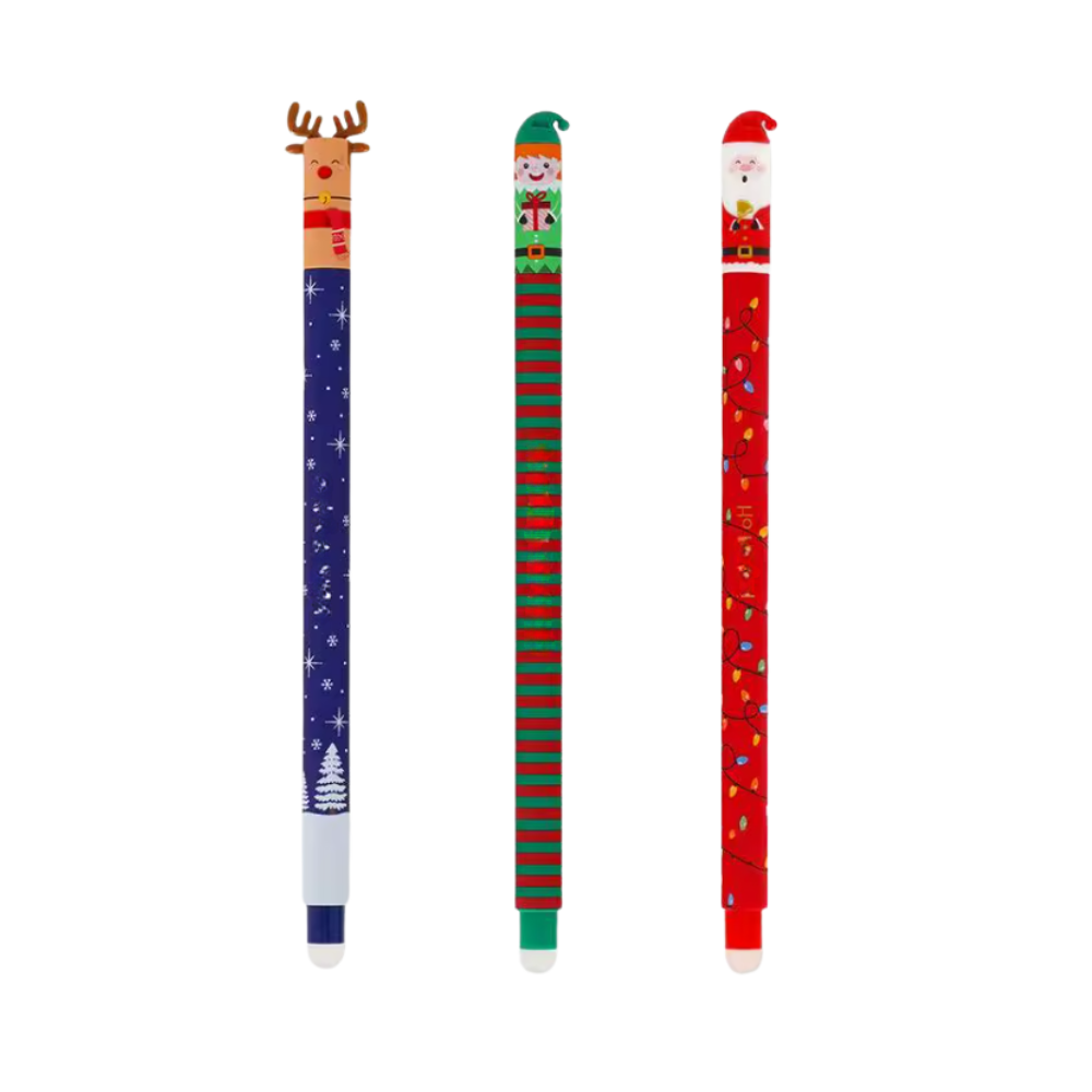 Cartoon Festive Heat Erase Pens