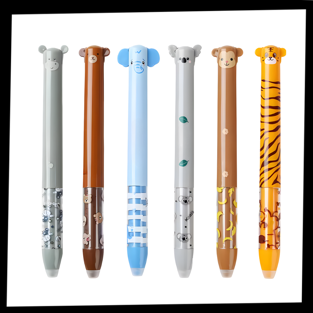 Cartoon Festive Heat Erase Pens