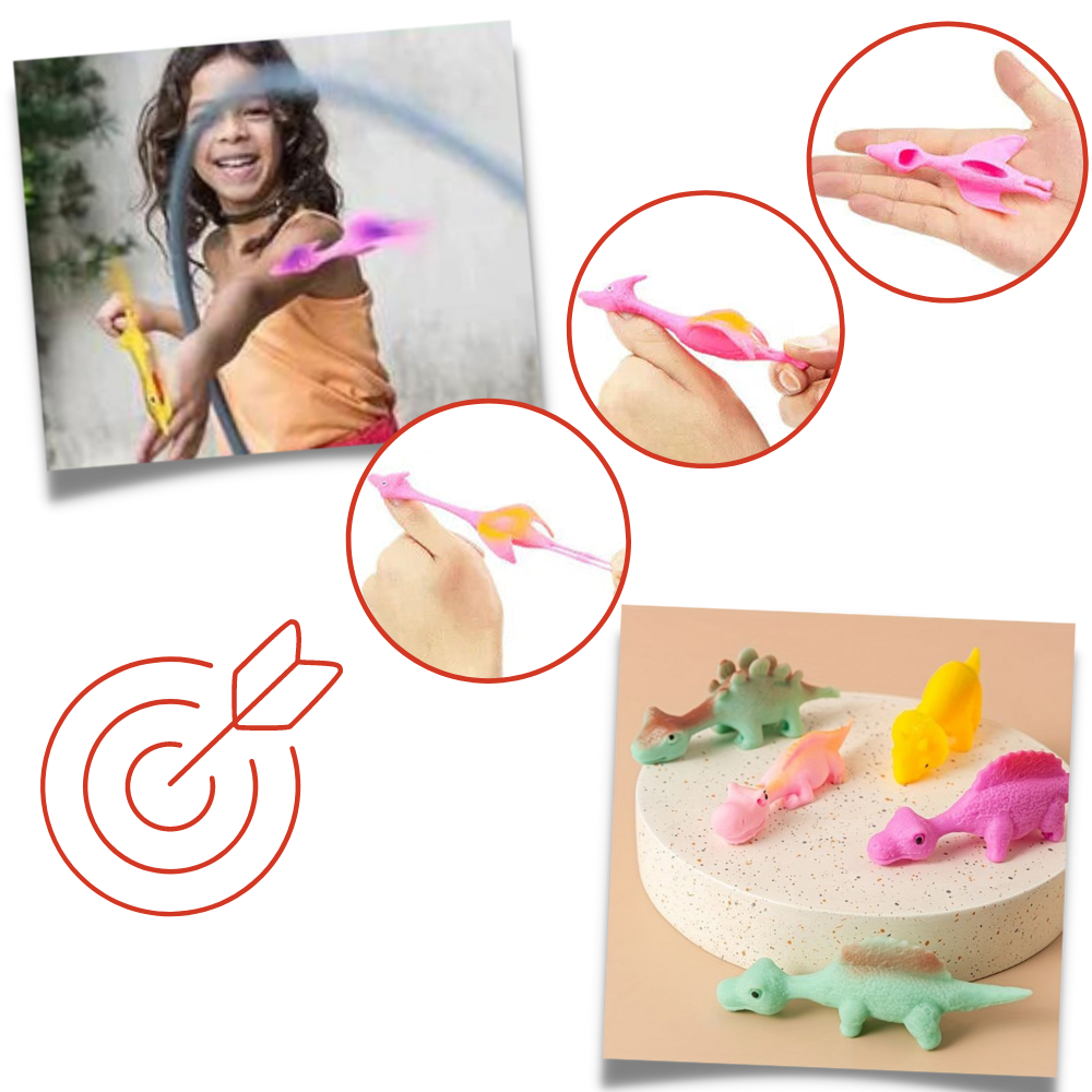 Sticky Slingshot Finger Dinosaur