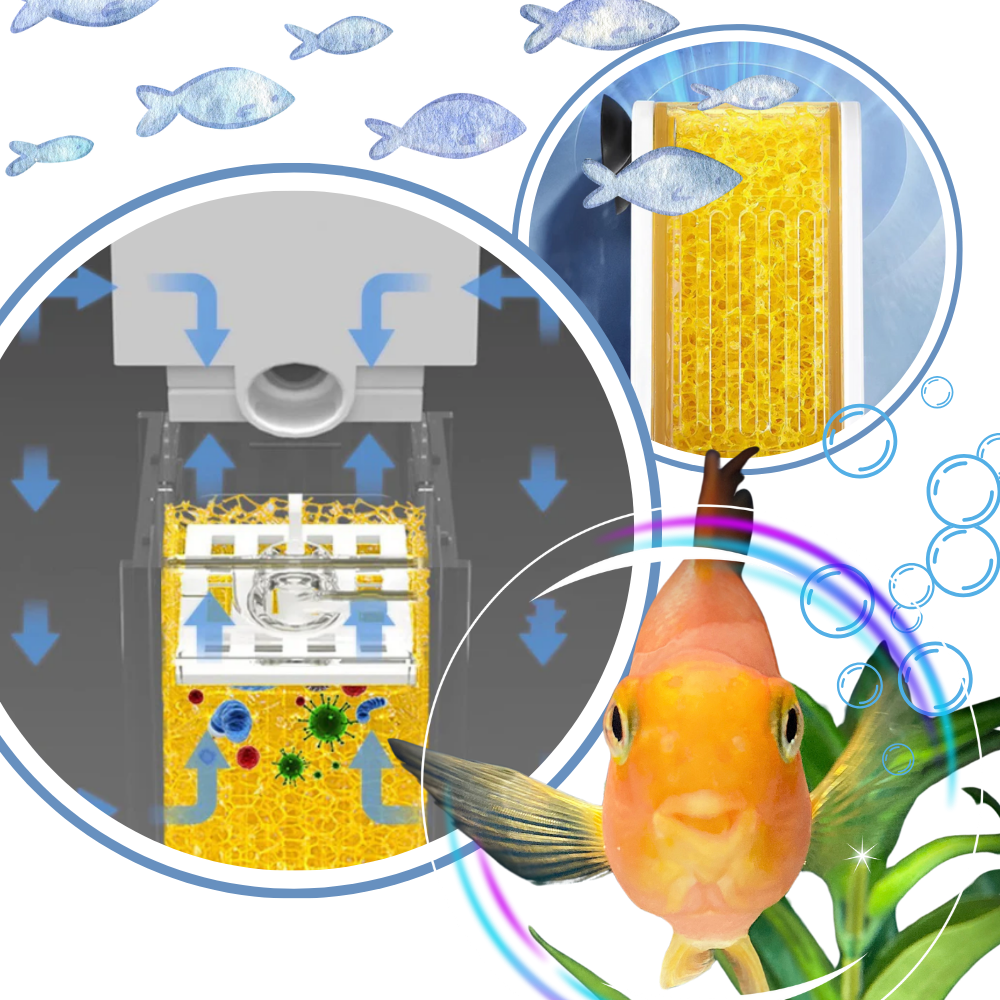 Clog-Resistant Fish Tank Filter Pump