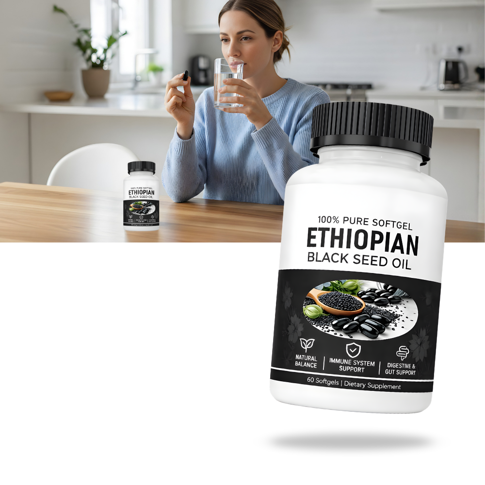 Cold-Pressed Black Seed Oil Capsule
