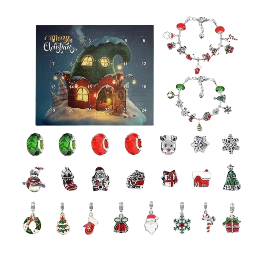 DIY Jewelry 24-day Countdown Advent Calendar