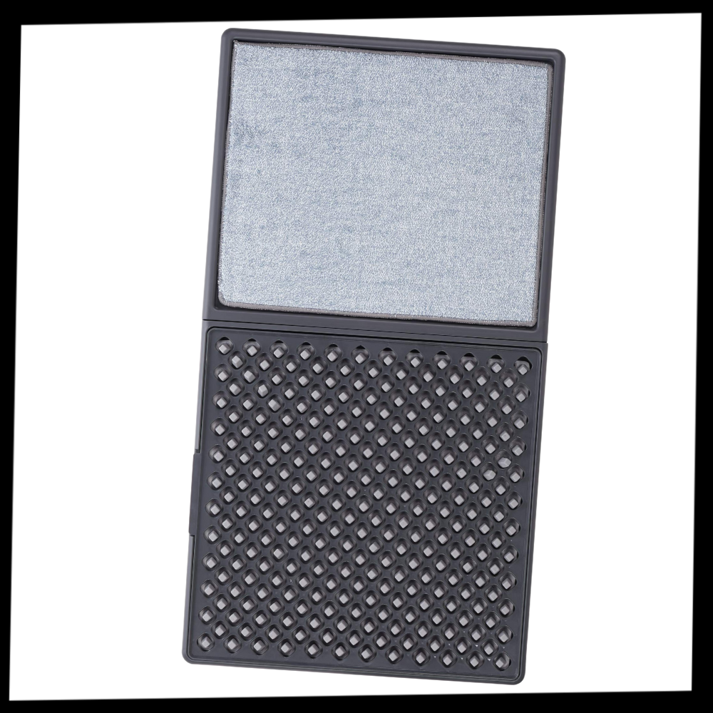 Dual Cleaning Zones Sanitizing Door Mat