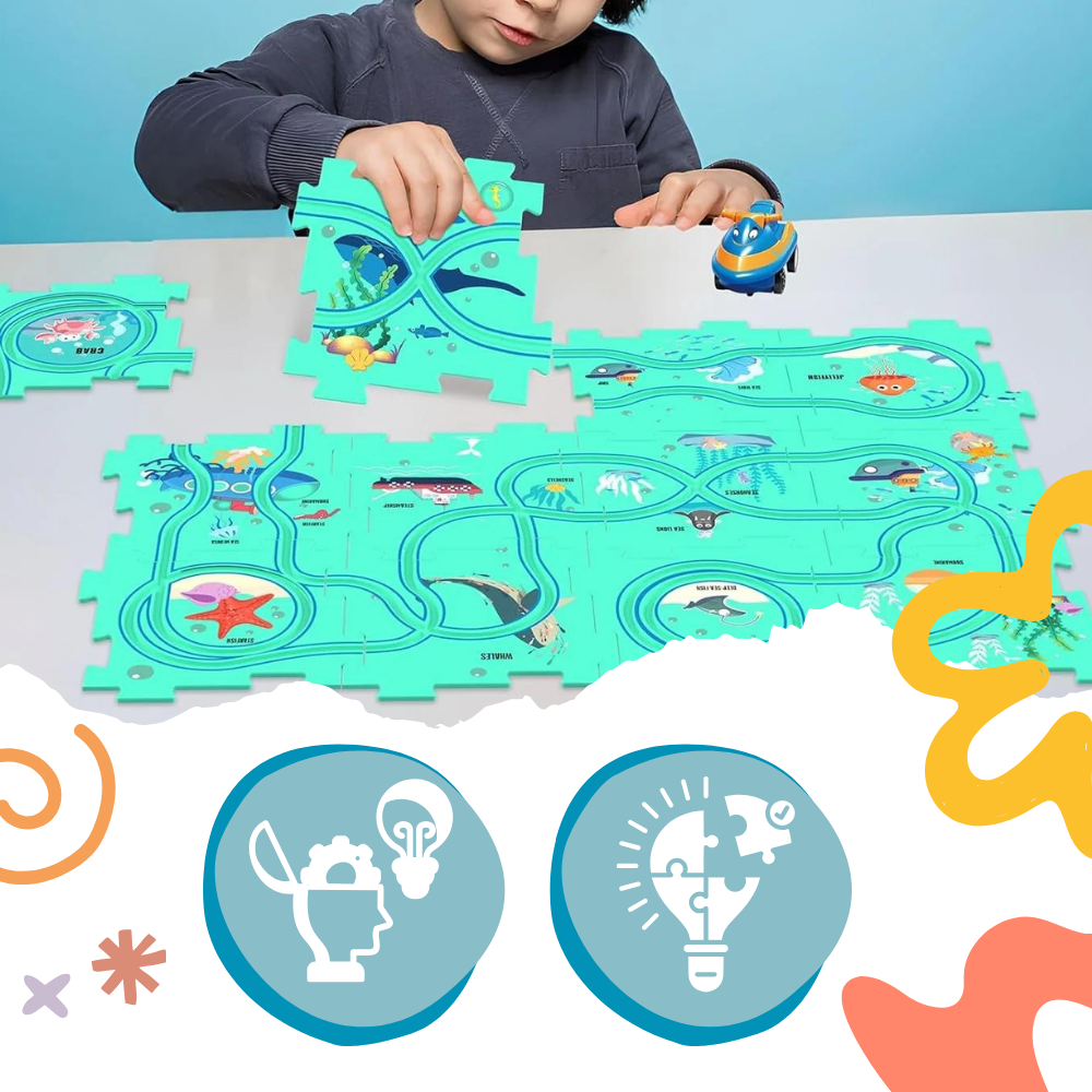 Educational Electric Car Track Set