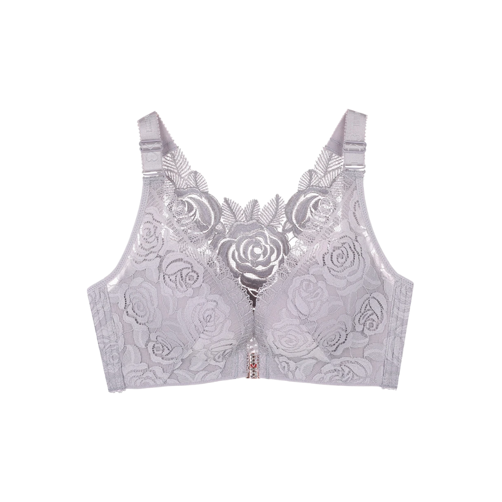 Elegant Rose Push-up Lace Bra