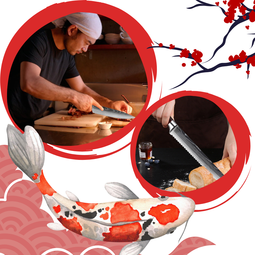 Fire Land Series Japanese Knives
