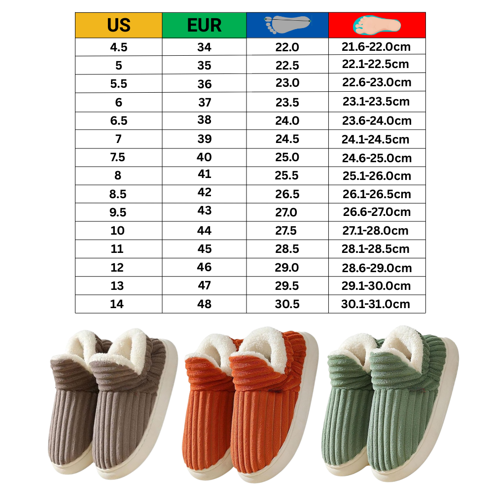 Fluffy Plush House Slip-On