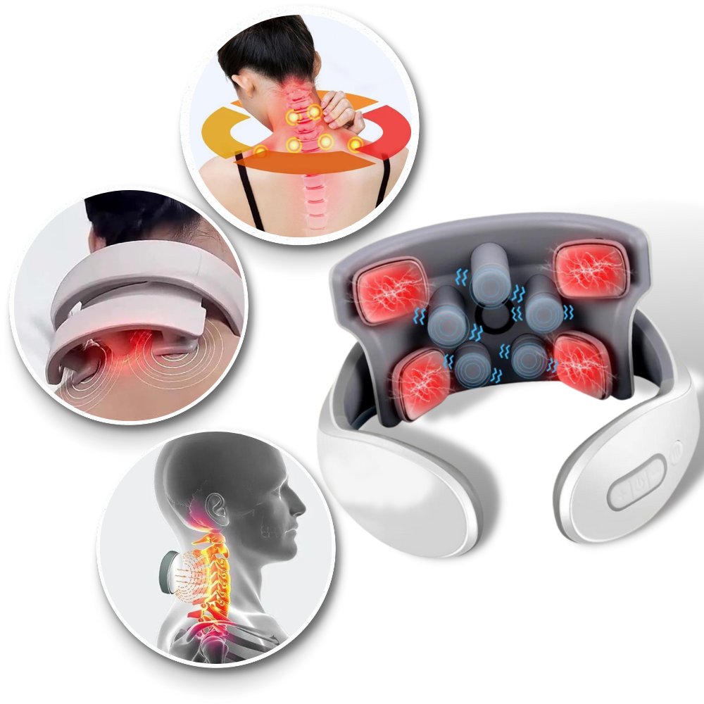 Four Head Relief Neck and Shoulder Massager