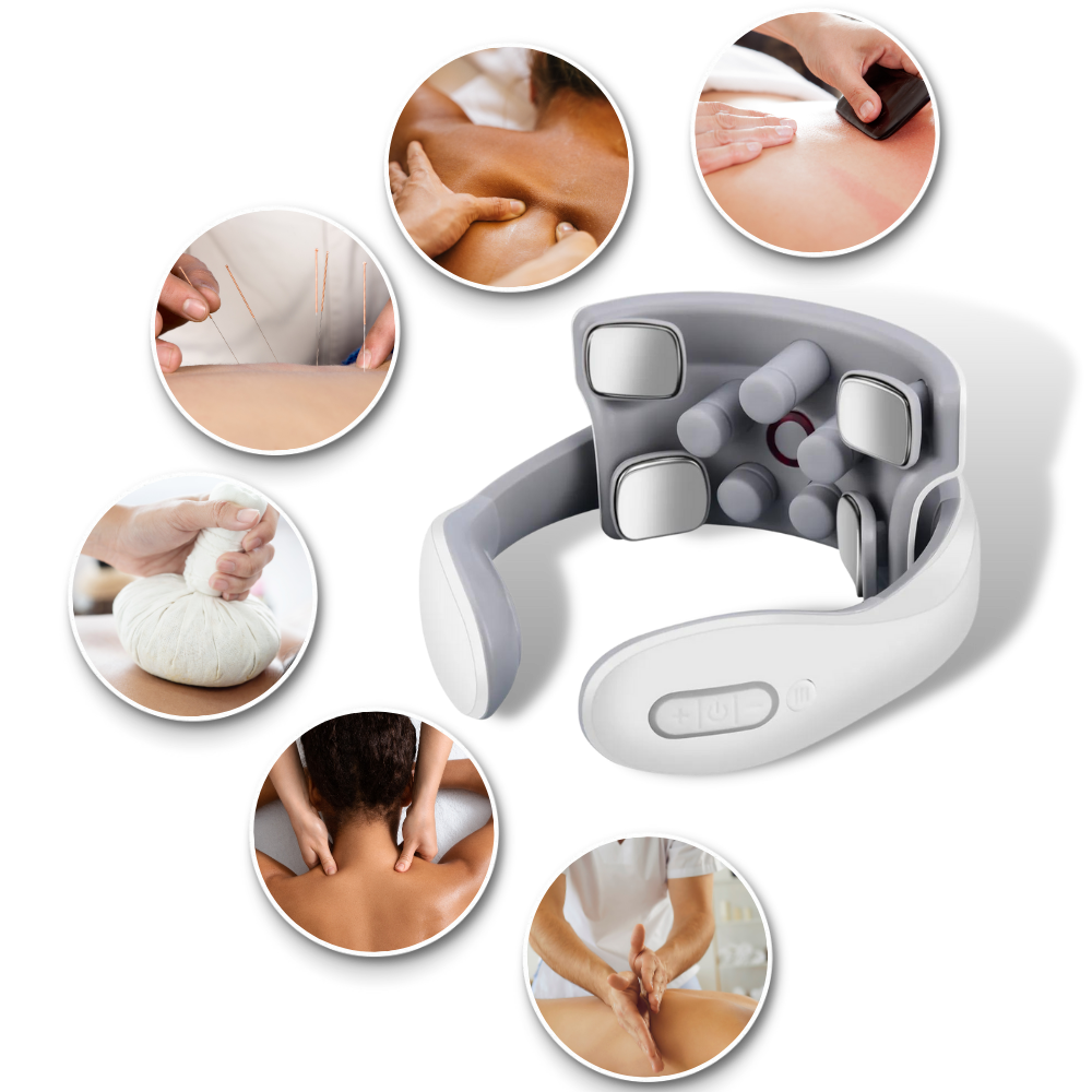 Four Head Relief Neck and Shoulder Massager