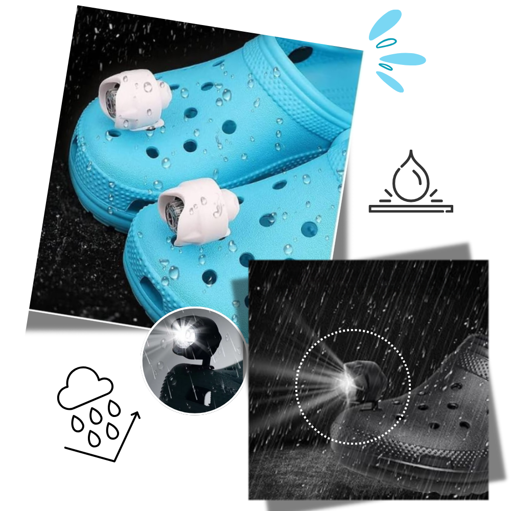 Hands-Free Waterproof Crocs Light