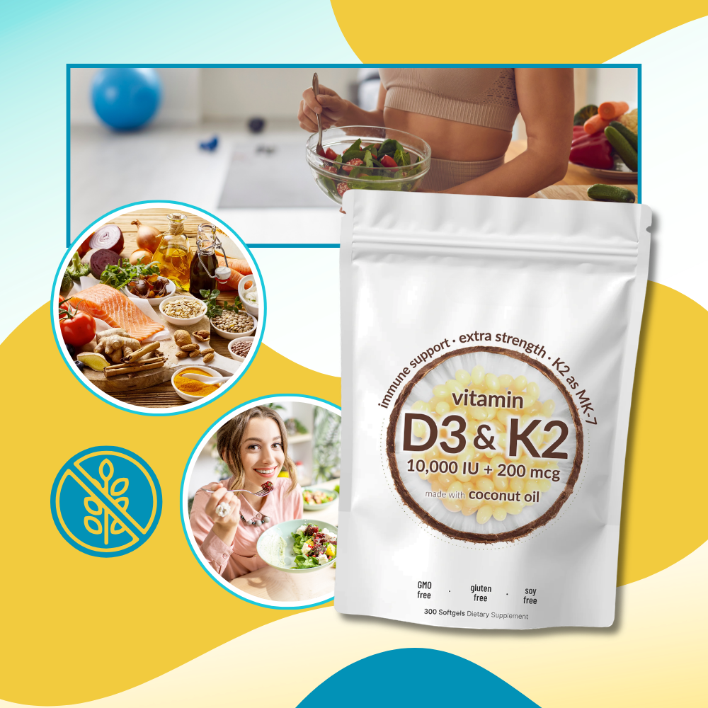High-Potency D3 & K2 Softgels