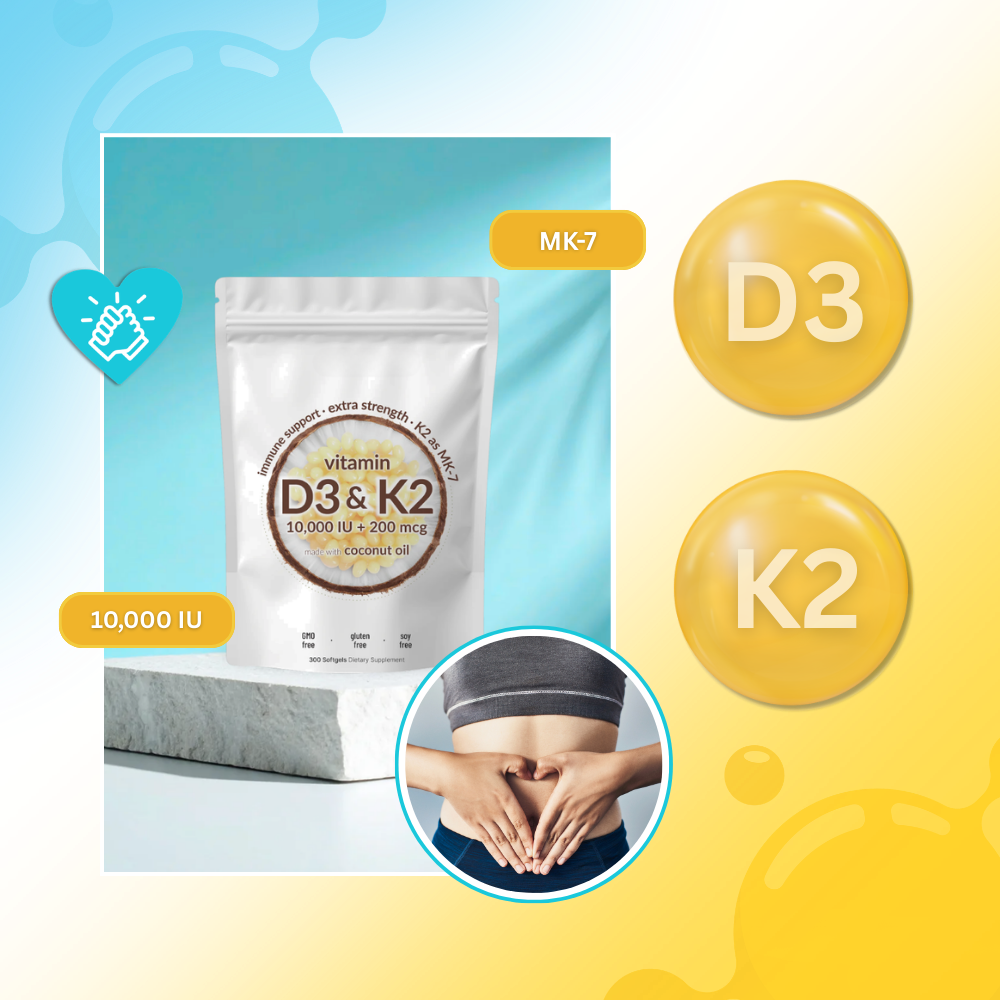 High-Potency D3 & K2 Softgels