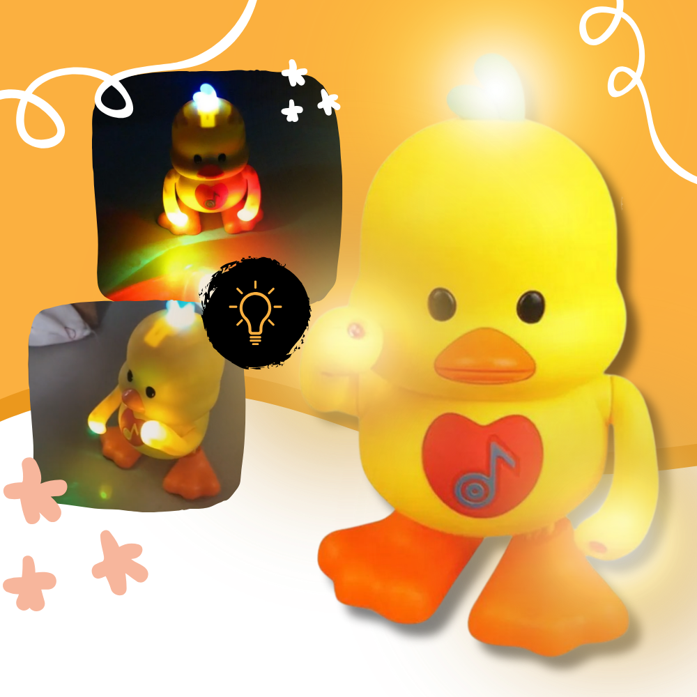 Interactive Light-Up Dancing Duck Toy