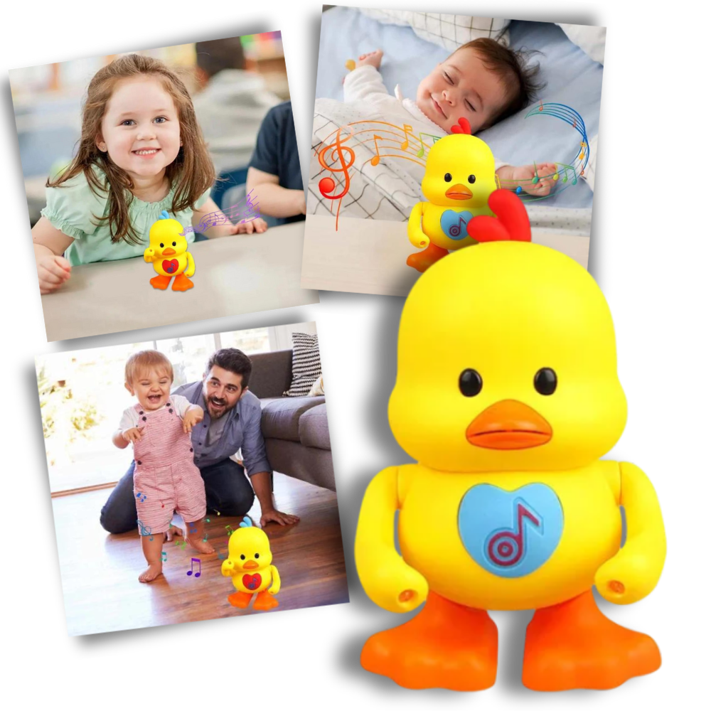 Interactive Light-Up Dancing Duck Toy