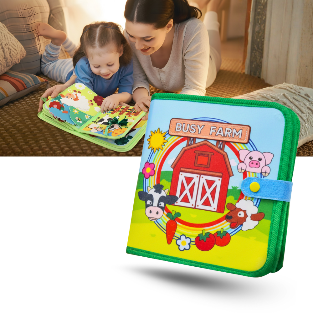 Interactive Farm Velcro Children Book