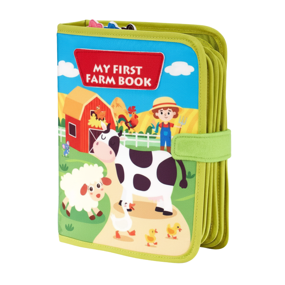 Interactive Farm Velcro Children Book