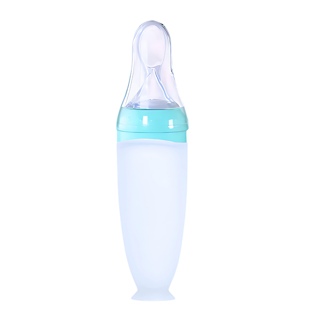 Mess-Free Silicone Spoon Feeding Bottles