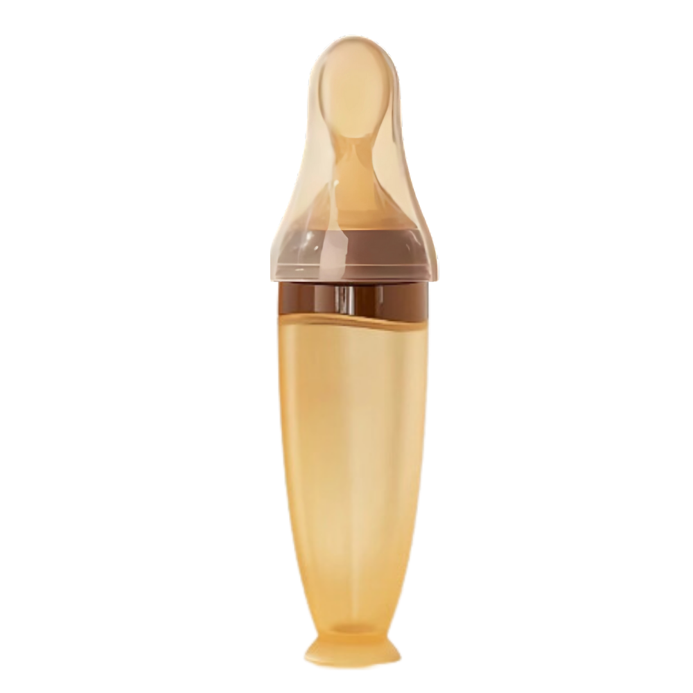 Mess-Free Silicone Spoon Feeding Bottles