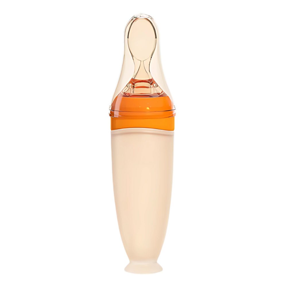 Mess-Free Silicone Spoon Feeding Bottles