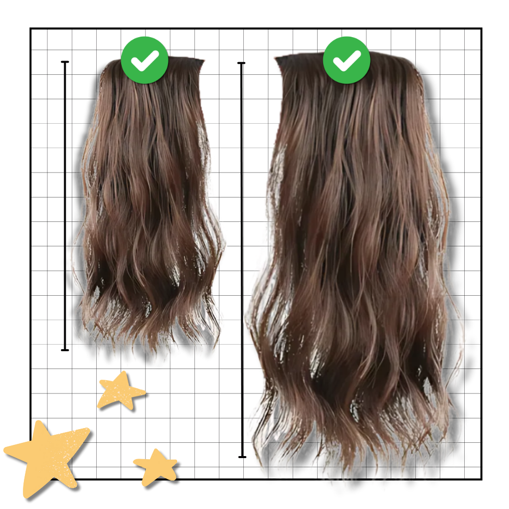 Natural Handwoven Hair Extension Clips