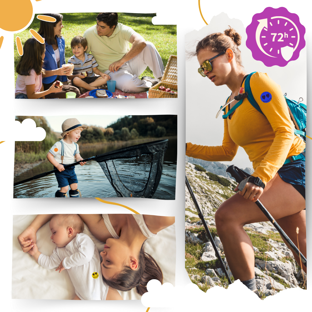 Natural Ingredients Mosquito Repellent Stickers