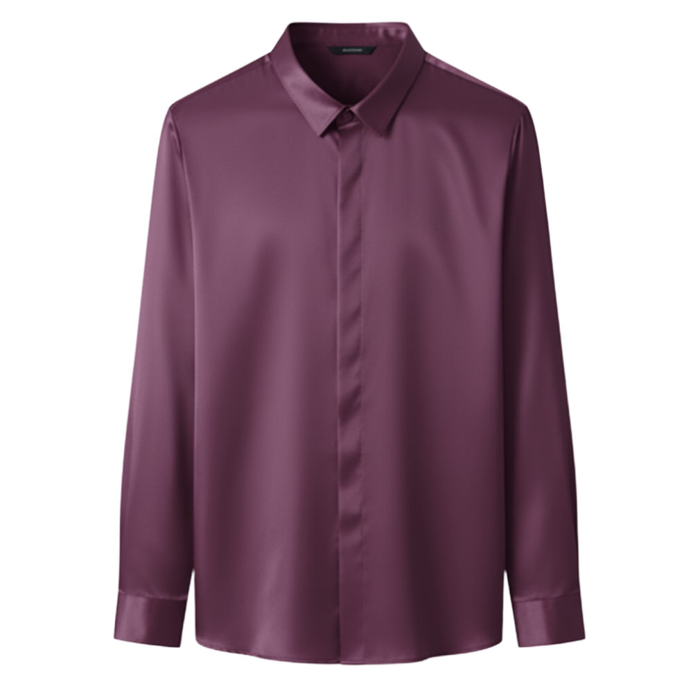 Non Iron Silk Blend Men's Polo
