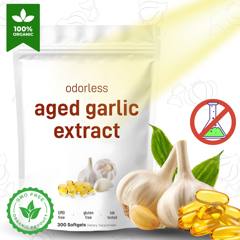 Organic Garlic Extract Soft Gels