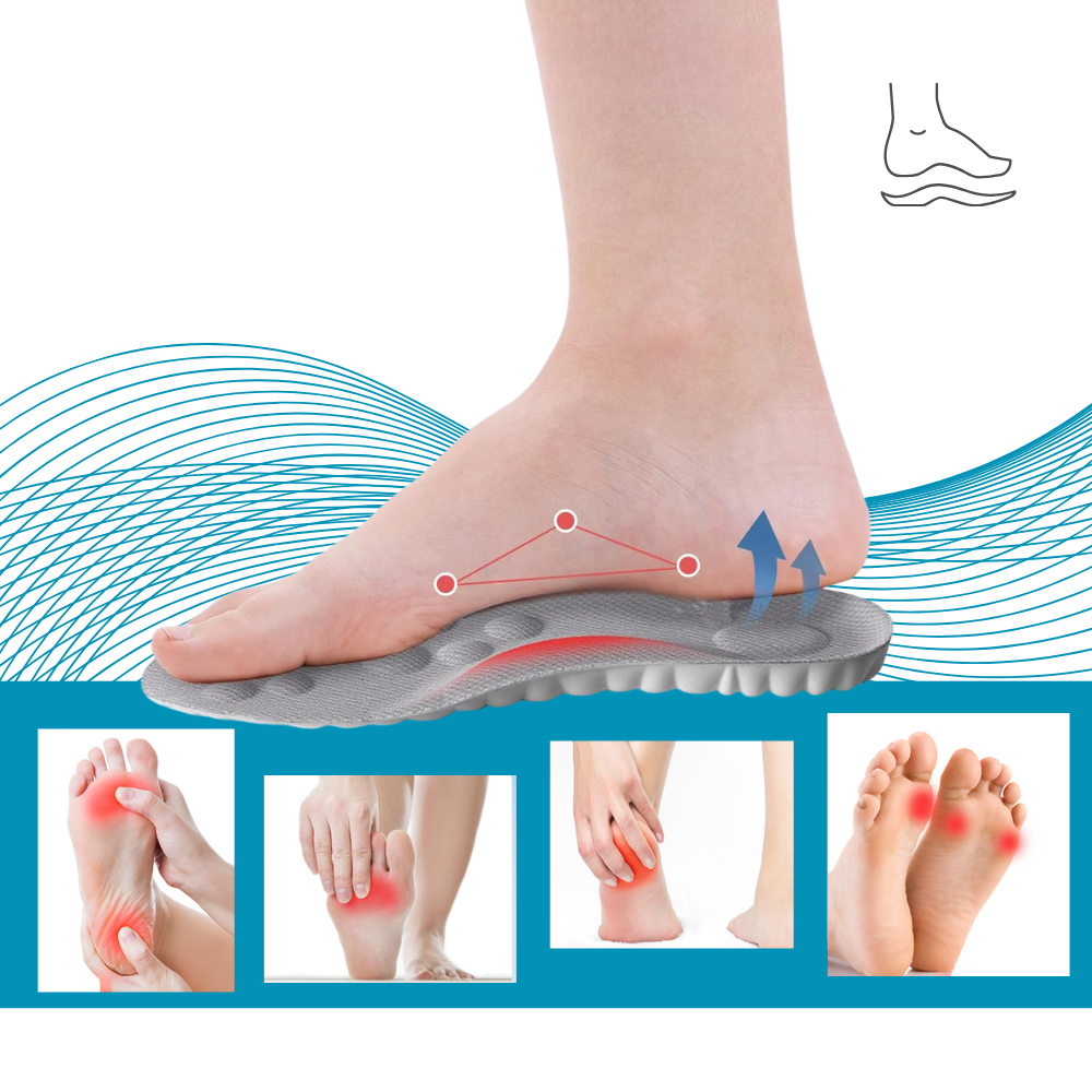 Orthopedic Memory Foam Shoe Insoles