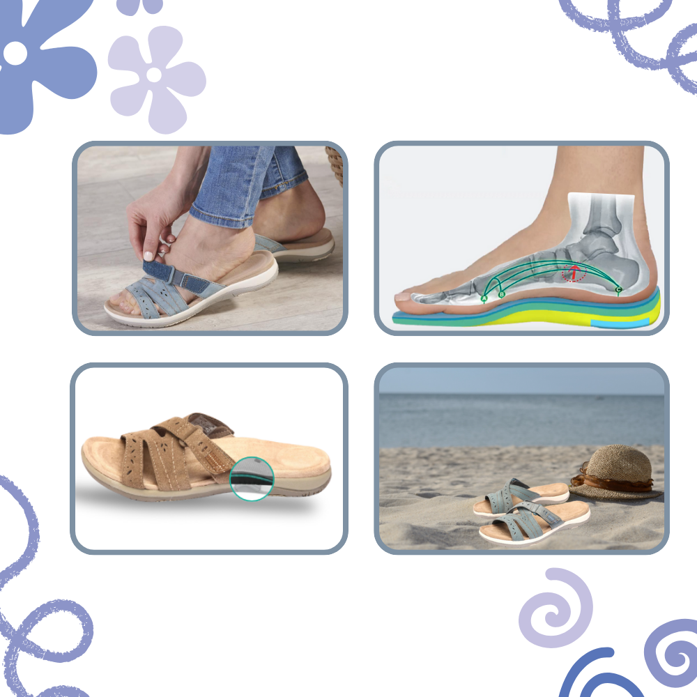 Orthotic Insole Open Toe Sandals