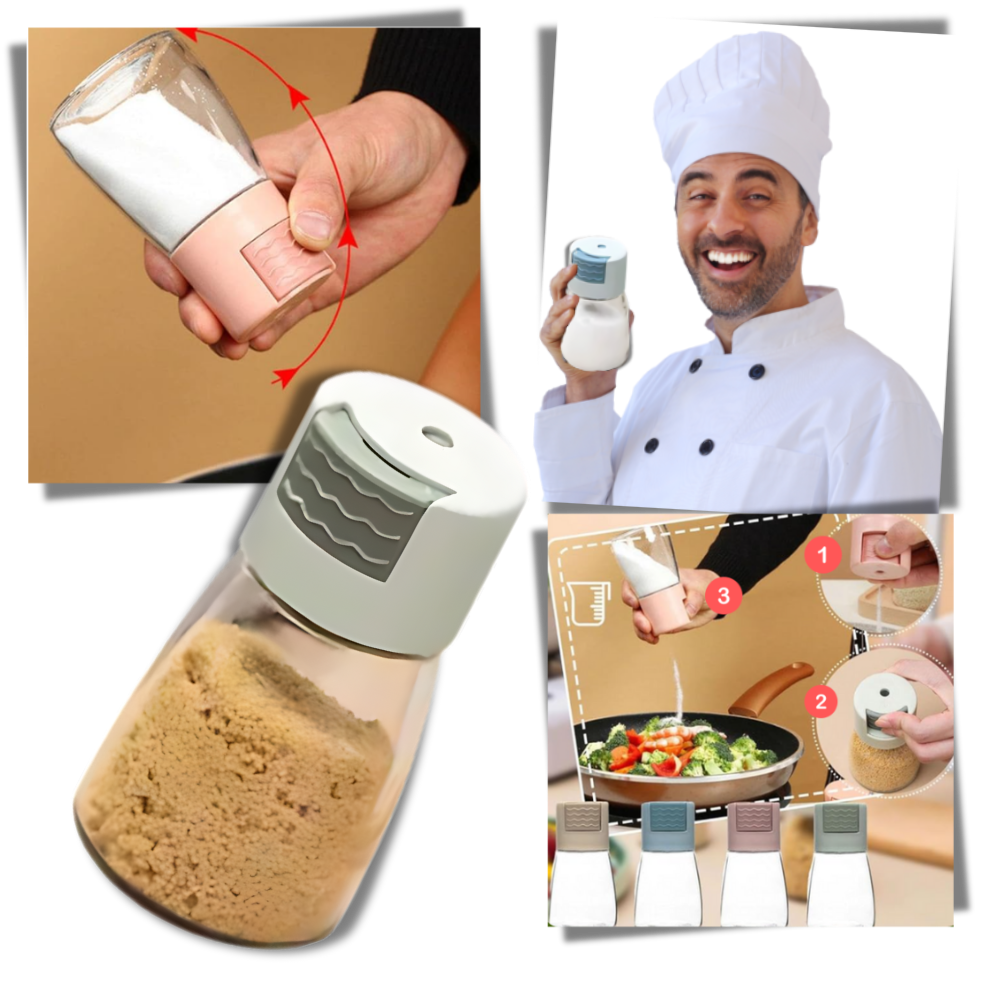 Precise Control Salt and Pepper Shakers