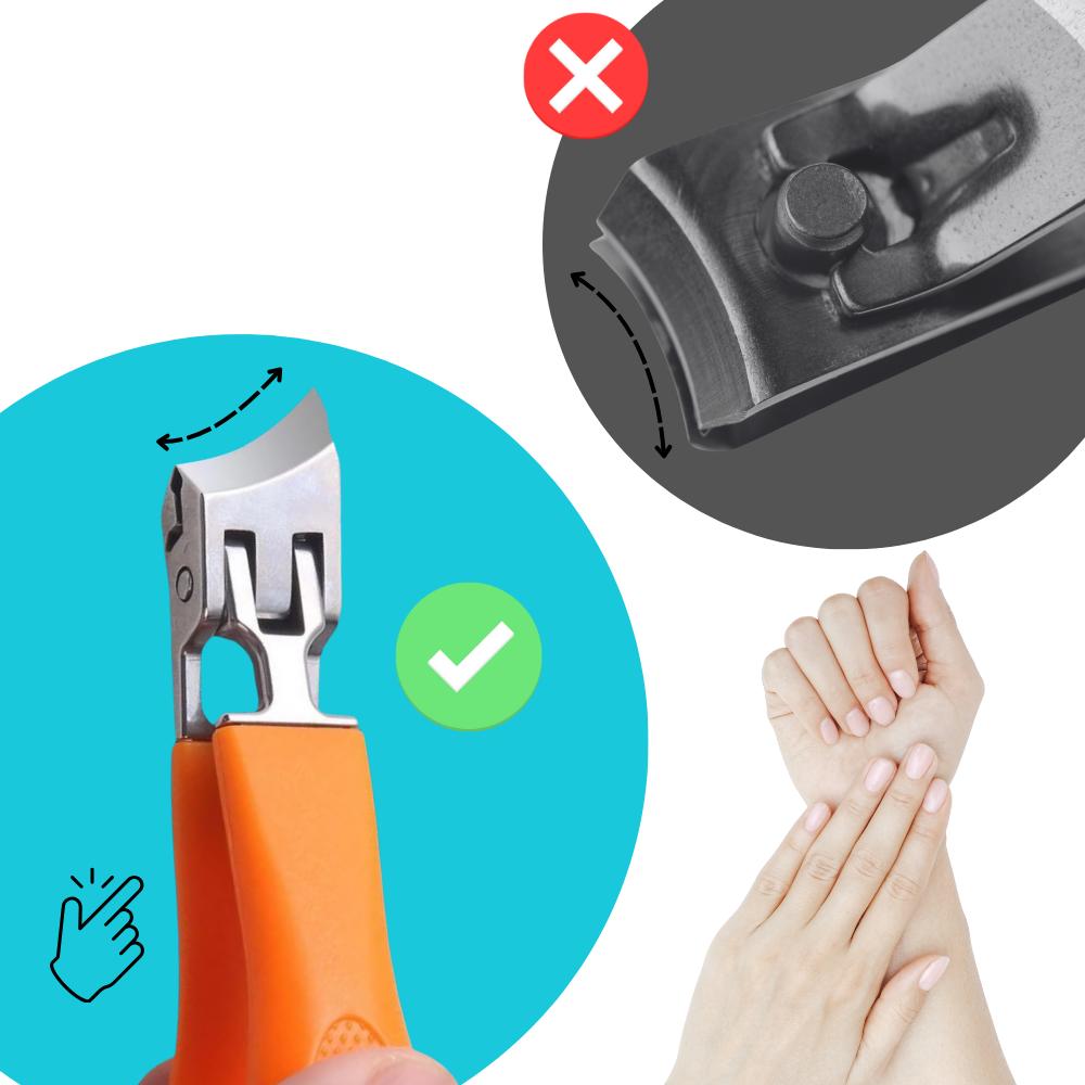 Precision Grip Wide-Jaw Nail Clipper