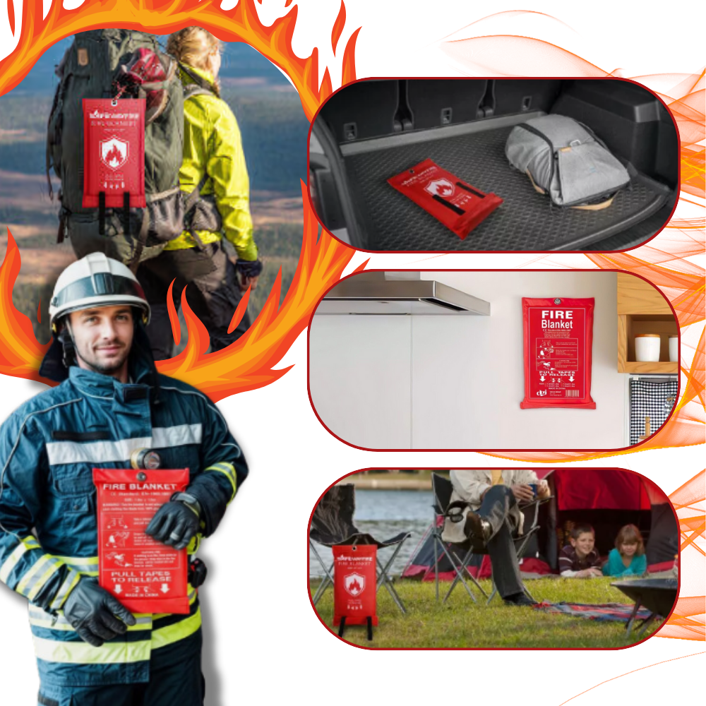 Quick Extinguishing Emergency Fire Blankets