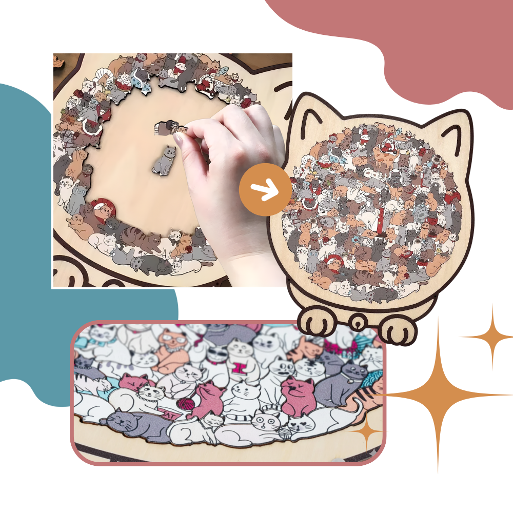 Relaxing Jigsaw Cat Puzzle