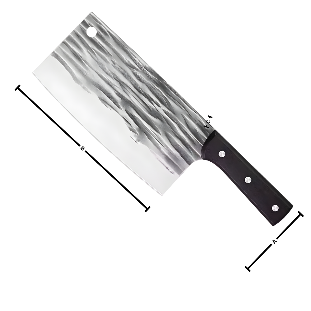 Unshakable Forged Cleaver Knife