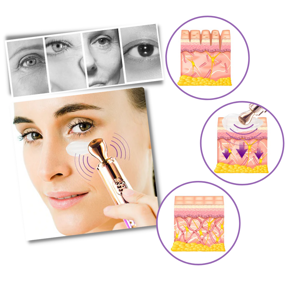 Vibrating Eye Firming Cream Device