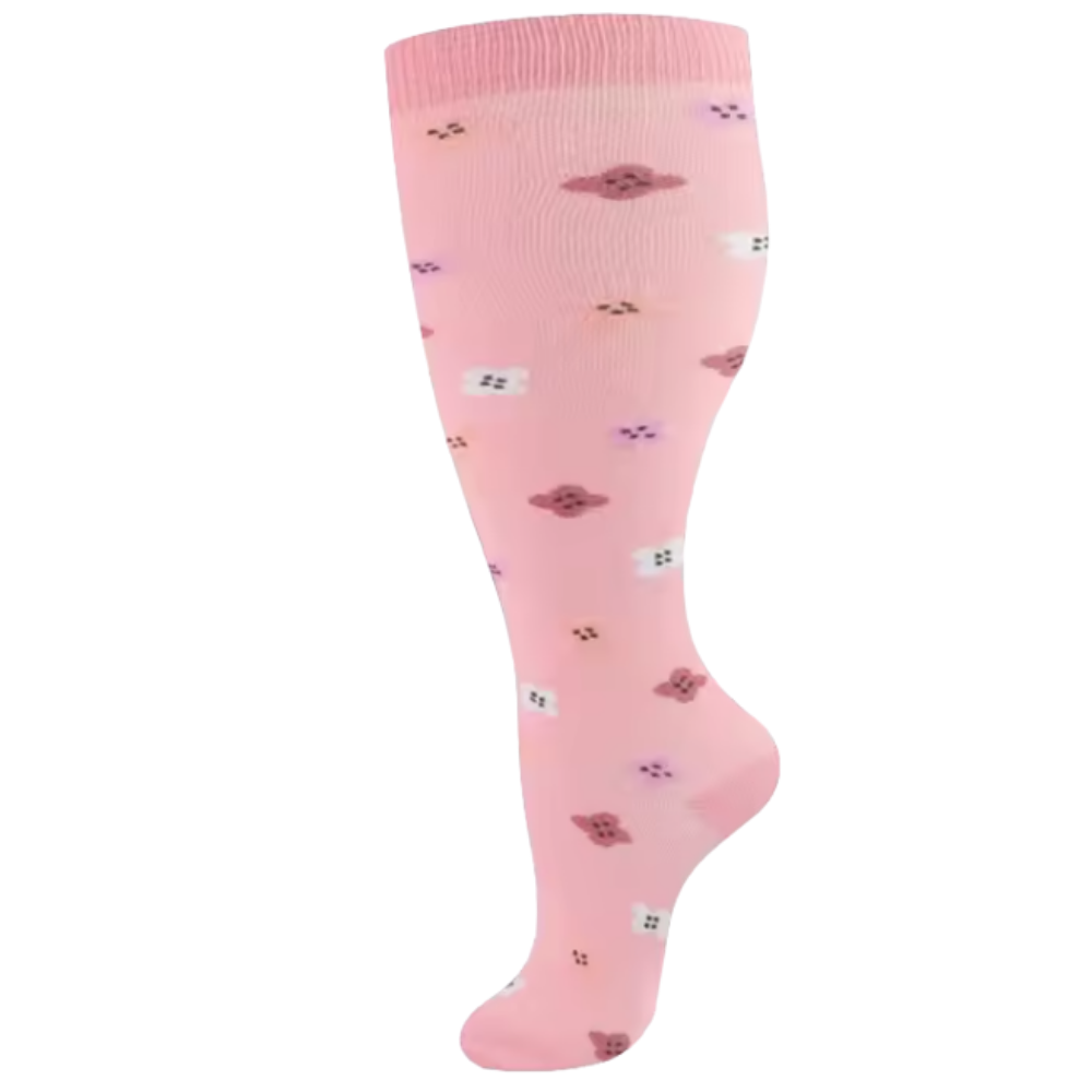 Wide Breathable Compression Sock