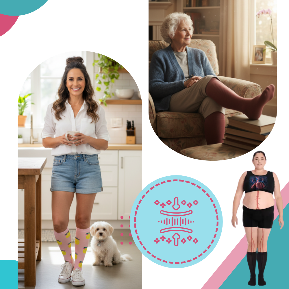 Wide Breathable Compression Sock