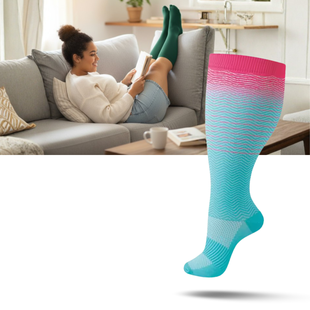 Wide Breathable Compression Sock