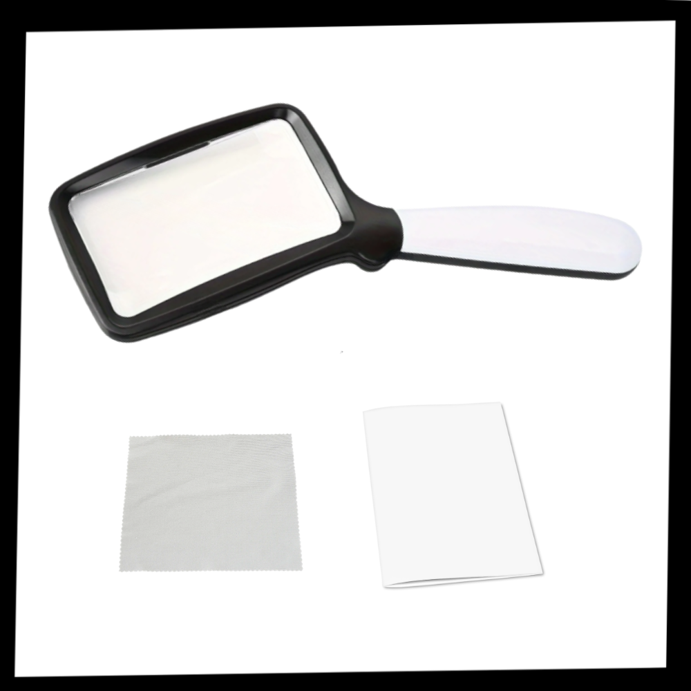 Wide Bright Reading Rectangular Magnifier