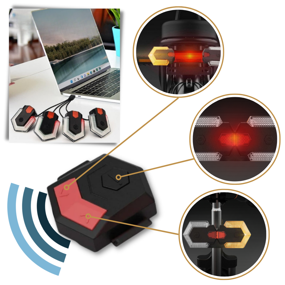 Wireless Bicycle Indicator Lights