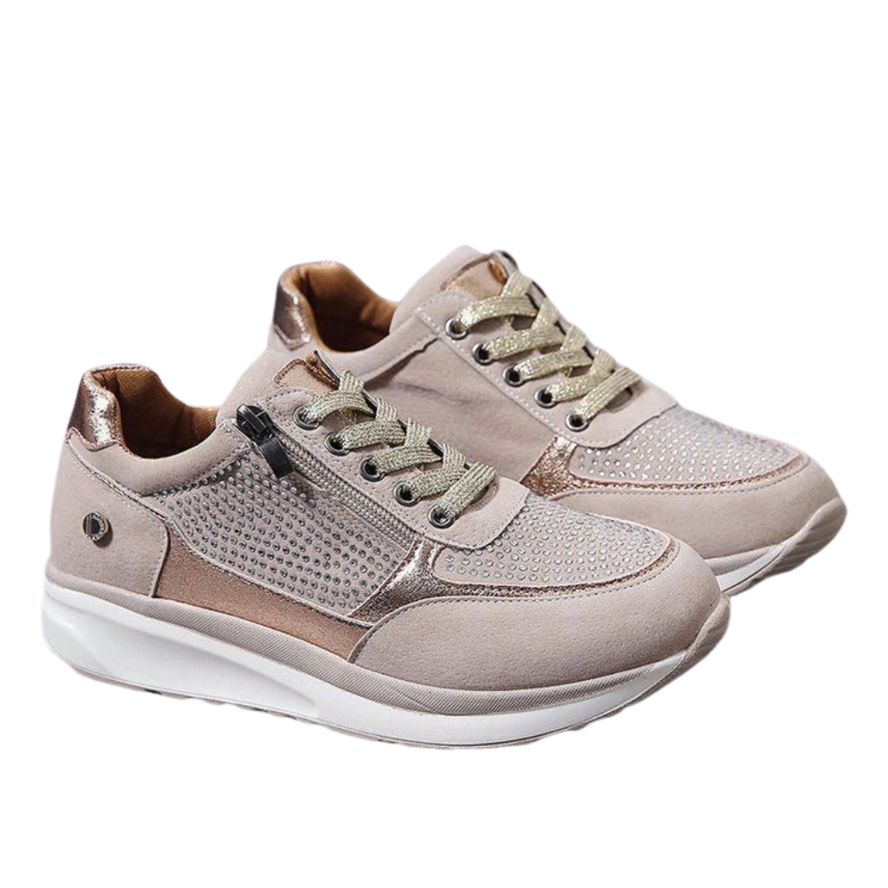 Rhinestone Wedge sneakers